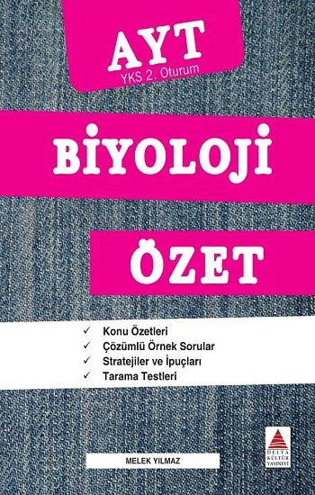AYT Biyoloji Özet (YKS 2. Oturum) - Delta Kültür Yayınevi Kitap