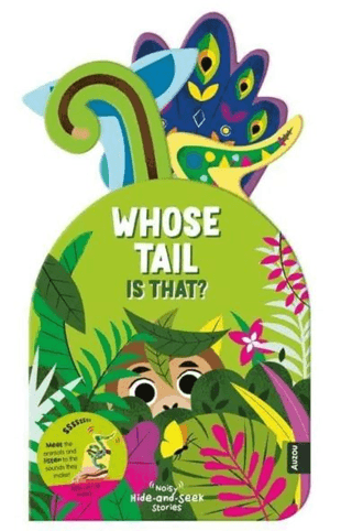 Noisy Hide and Seek: Whose Tails is That? - Auzou Publishing Kitap