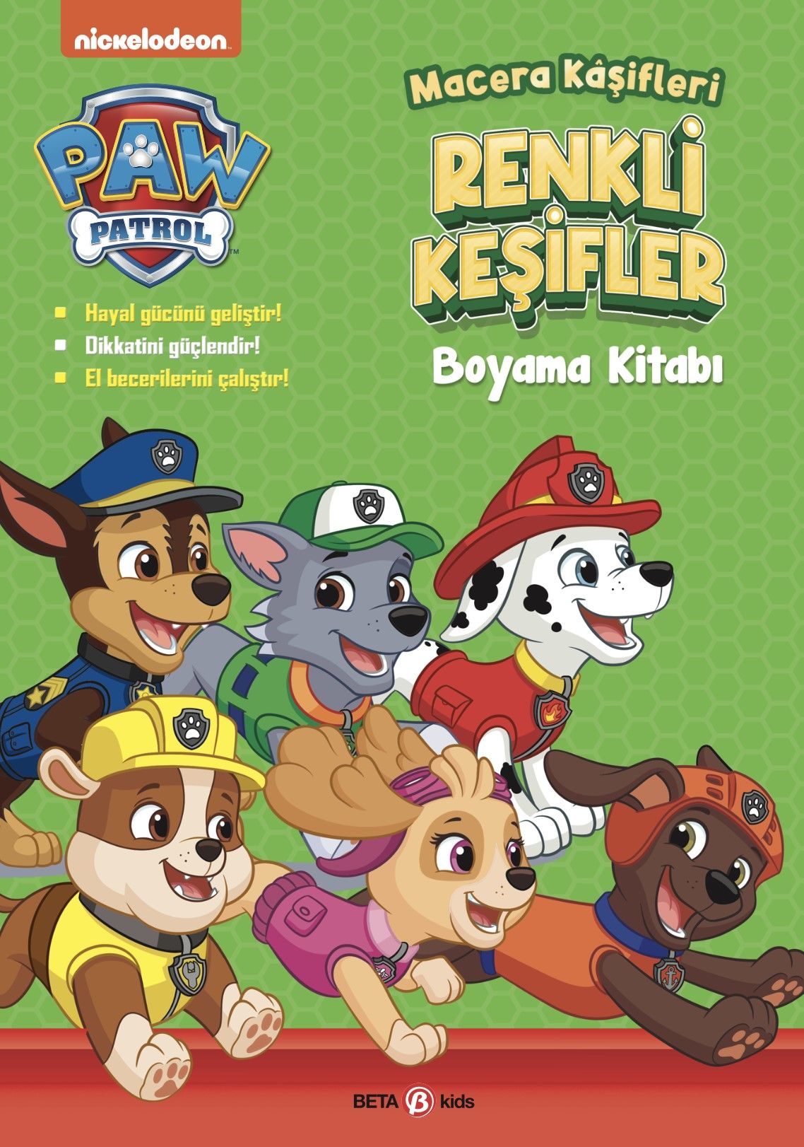 Paw Patrol Macera Kaşifleri Renkli Keşifler Boyama Kitabı - Beta Kids Kitap