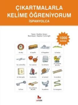 Çıkartmalarla Kelime Öğreniyorum - İspanyolca - Almidilli Kitap