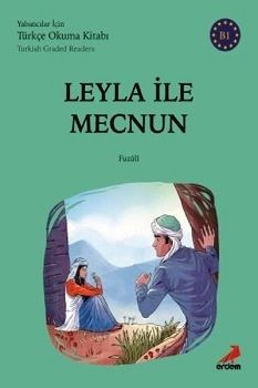 Leyla İle Mecnun - (B1 Turkish Graded Readers) - Erdem Yayınları Kitap