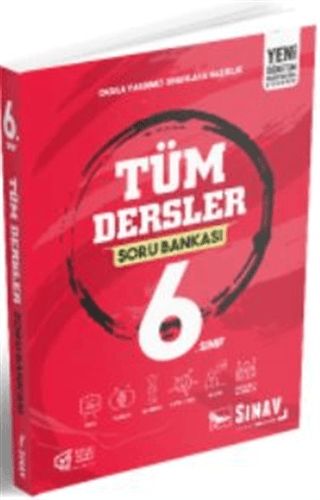 6. Sınıf Tüm Dersler Soru Bankası - Sınav Yayınları Kitap