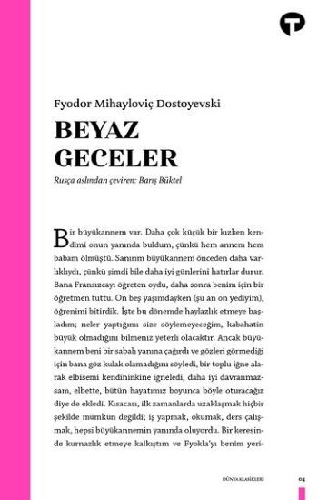 Beyaz Geceler - Turkuvaz Kitap Kitap