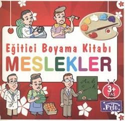 Eğitici Boyama Kitabı - Meslekler Türkçe çocuk kitabı kapağı