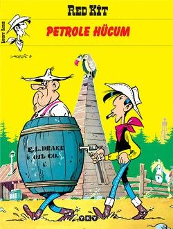 Red Kit Sayı: 20 Petrole Hücum - Goscinny, Çizgi Roman Türkçe kitap kapağı