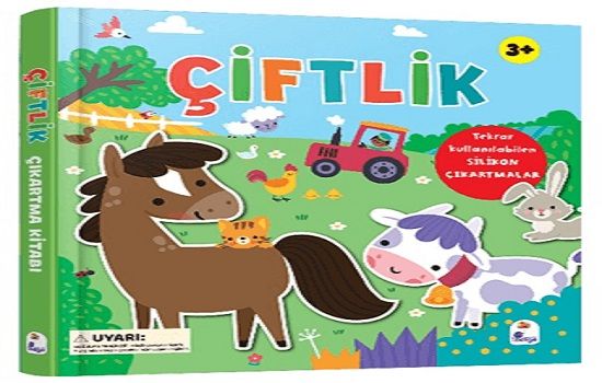 Çiftlik - Silikon Çıkartmalı - İndigo Çocuk Kitap