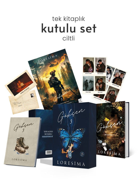 Gökçen -3 : Güz Yağmurları Hediyeli Özel Kutu (Ciltli) - Ephesus Travel Yayınları Kitap