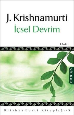 İçsel Devrim Jiddu Krishnamurti Türkçe kitap kapağı