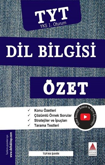 TYT Dil Bilgisi Özet  (YKS 1. Oturum) - Delta Kültür Yayınevi Kitap