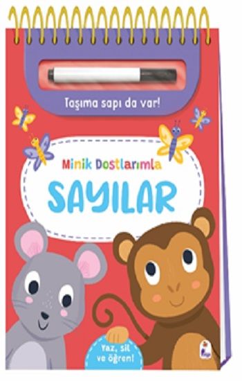 Minik Dostlarımla Sayılar – Yaz, Sil ve Öğren - İndigo Çocuk Kitap
