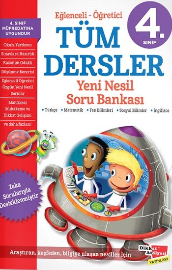 4. Sınıf Tüm Dersler Yeni Nesil Soru Bankası - Dikkat Atölyesi Yayınları Kitap