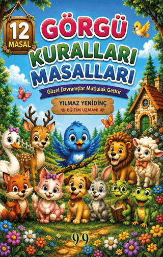 Görgü Kuralları Masalları - 12 Masal - Doksan Dokuz Yayınları Kitap