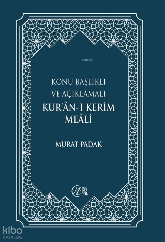 (Büyük Boy) Konu Başlıklı Ve Açıklamalı Kur’an-ı Kerim Meali - Nida Yayınları Kitap