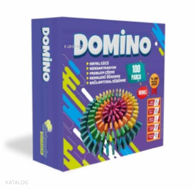 Domino (100 Parça) - Aklımda Zeka Oyunları Kitap