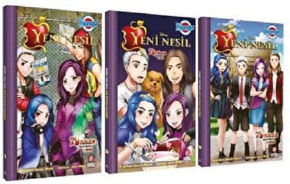 Disney Manga Yeni Nesil Özlü Kötüler Üçlemesi 3 Kitap Set - Beta Byou Kitap