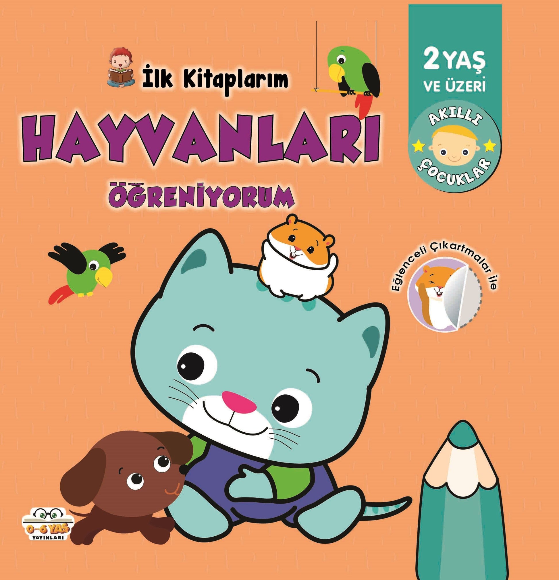 İlk Kitaplarım Hayvanları Öğreniyorum - 0-6 Yaş Yayınları Kitap