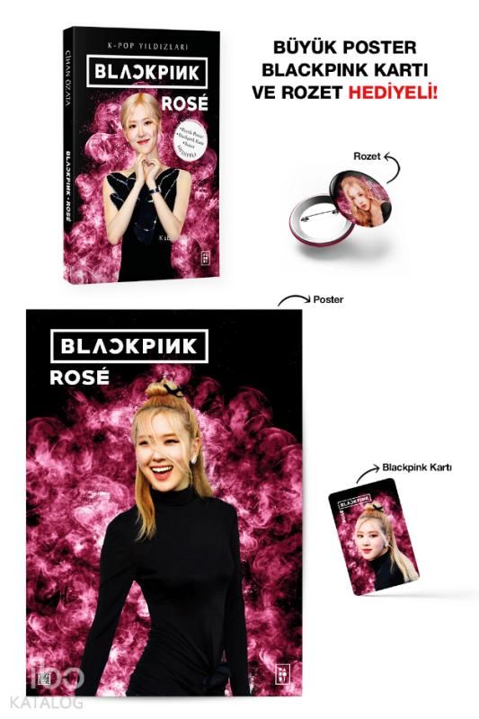 Blackpink Rose / K-Pop Yıldızları - Parodi Yayınları Kitap