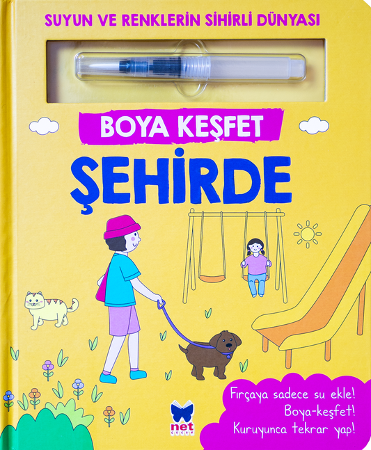 Boya Keşfet-Şehirde - Net Çocuk Yayınları Kitap