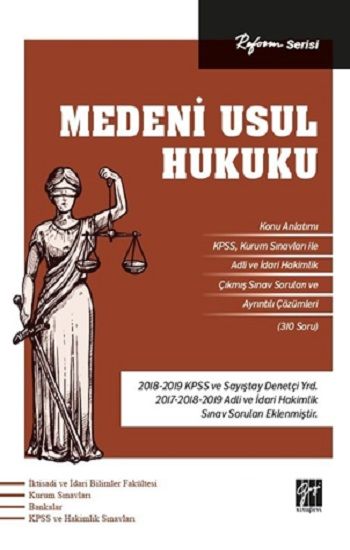 Reform Serisi Medeni Usul Hukuku - Gazi Kitabevi Kitap