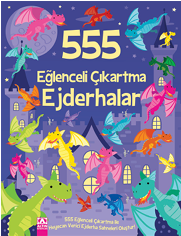 555 Eğlenceli Çıkartma Ejderhalar - Altın Kitaplar Kitap