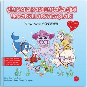 Çim Kafa Kaplumbağa Çimi ve Farklı Arkadaşları - Us Yayınları Kitap