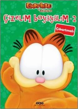 Çizelim Boyayalım 2 - Garfield ile Arkadaşları (Çıkartmalı) - Yapı Kredi Yayınları Kitap