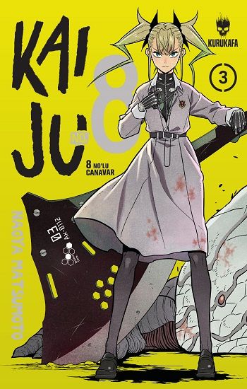 Kaiju No: 8 - 8 No’lu Canavar 3 - Kurukafa Kitap