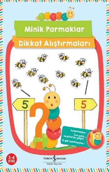 Minik Parmaklar Dikkat Alıştırmaları - İş Bankası Kültür Yayınları Kitap