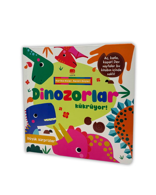 Büyük Sürprizler Dinozorlar Kükrüyor! - Uçan Fil Yayınları Kitap