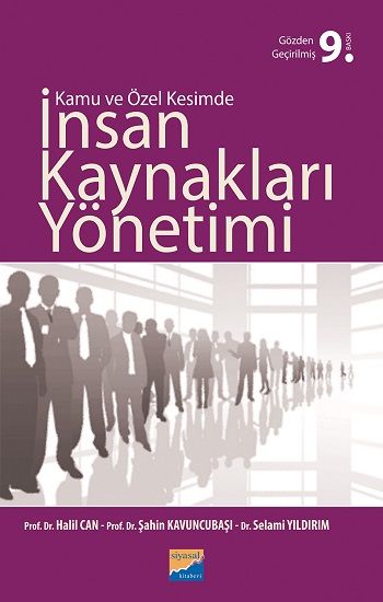Kamu ve Özel Kesimde İnsan Kaynakları Yönetimi Halil Can Türkçe kitap kapağı
