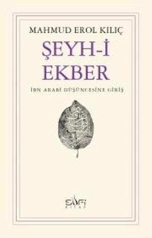 Şeyh-i Ekber İbn Arabi Düşüncesine Giriş Mahmud Erol Kılıç Türkçe kitap kapağı