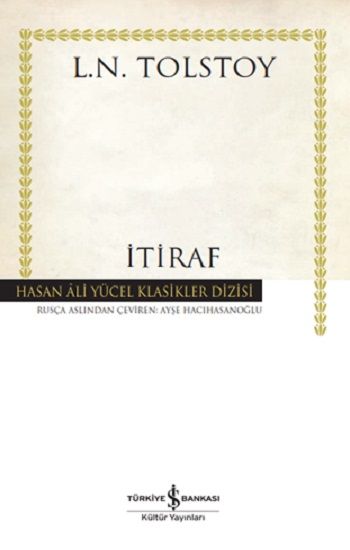 İtiraf - İş Bankası Kültür Yayınları Kitap