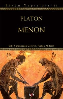 Menon Platon (Eflatun) Türkçe kitap kapağı