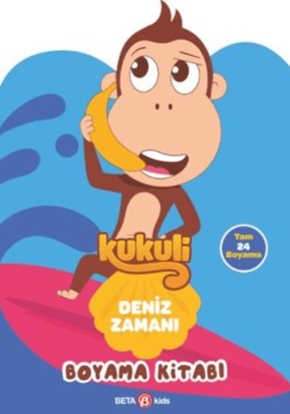 Kukuli Deniz Zamanı Boyama Kitabı - Beta Kids Kitap