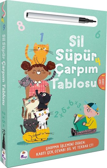 Sil Süpür – Çarpım Tablosu (Ciltli) - İndigo Çocuk Kitap
