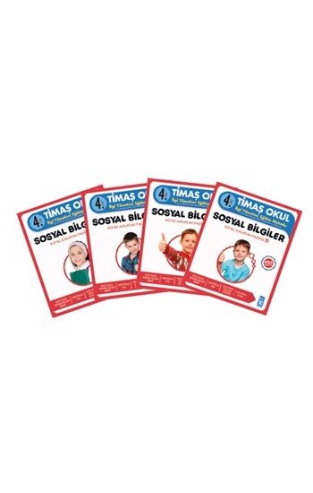4. Sınıf Sosyal Bilgiler Konu Anlatımı (4 Kitap Fasikül) - Timaş Okul Yayınları Kitap