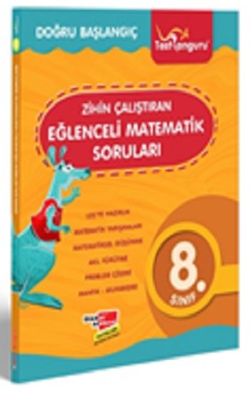 8. Sınıf Zihin Çalıştıran Eğlenceli Kanguru Matematik Soruları - Dikkat Atölyesi Yayınları Kitap