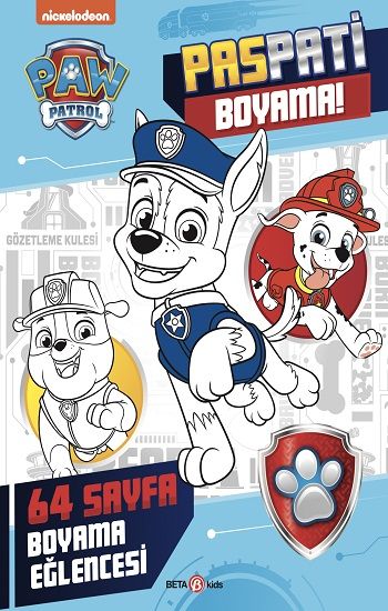 Paw Patrol Paspati Boyama Kitabı - Beta Kids Kitap