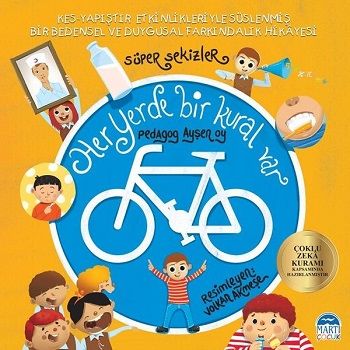 Süper Sekizler - Her Yerde Bir Kural Var - Martı Çocuk Yayınları Kitap
