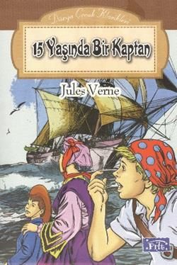 15 Yaşında Bir Kaptan Jules Verne Türkçe çocuk kitabı kapağı