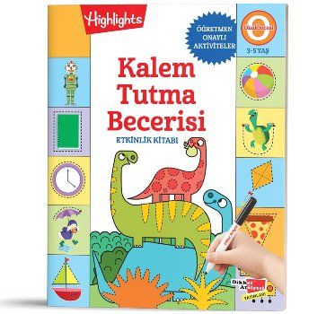 Kalem Tutma Becerisi Etkinlik Kitabı - Dikkat Atölyesi Yayınları Kitap