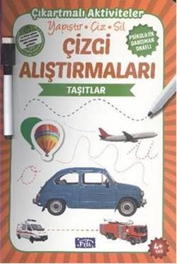 Çizgi Alıştırmaları - Taşıtlar - Parıltı Yayınları Kitap