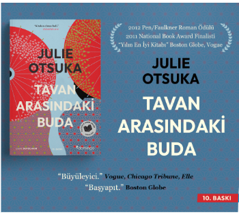 Tavan Arasındaki Buda - Julie Otsuka, Roman Öykü Türkçe kitap kapağı