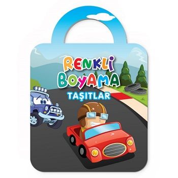 Taşıtlar - Renkli Boyama - Baloonkids Yayınevi Kitap