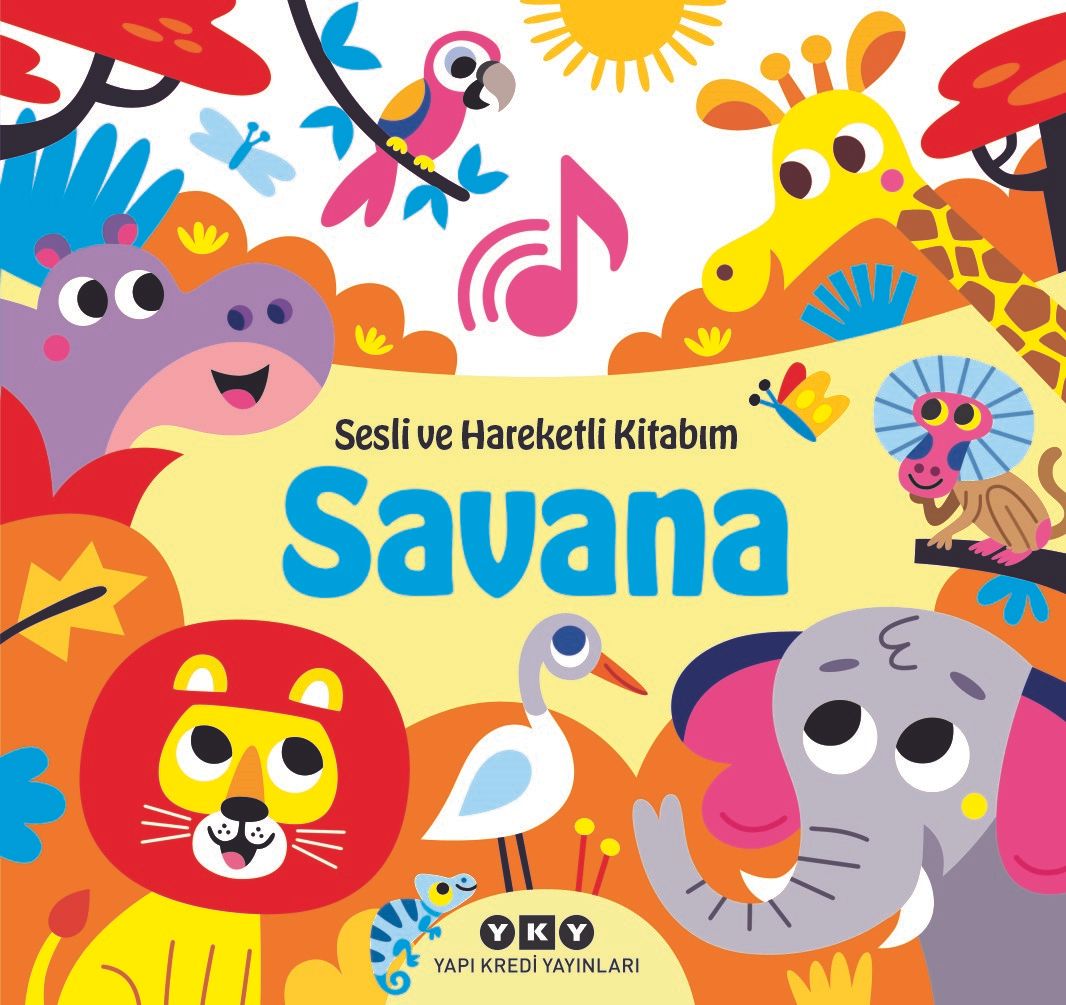 Savana - Sesli ve Hareketli Kitabım (Ciltli) - Yapı Kredi Yayınları Kitap
