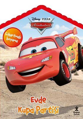 Disney Pixar Arabalar Evde Kupa Partisi Çıkartmalı Boyama Kitabı Kitap Açıklaması - Doğan Çocuk Kitap