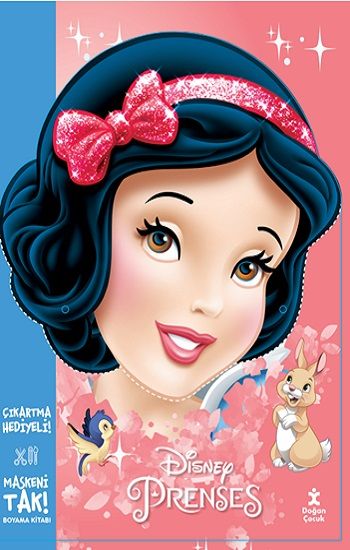 Maskeni Tak Disney Prenses Çıkartma Hediyeli Boyama Kitabı - Doğan Çocuk Kitap