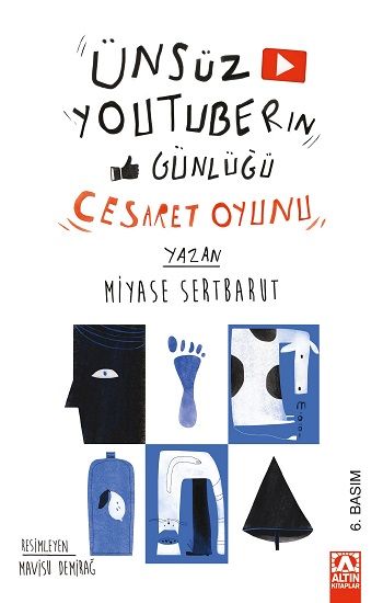 Ünsüz Youtuber'ın Günlüğü - Cesaret Oyunu - Altın Kitaplar Kitap