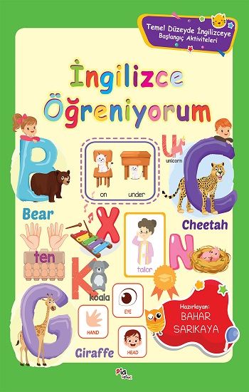 Temel Düzeyde İngilizce Başlangıç Aktiviteleri-İngilizce Öğreniyorum - Pia Çocuk Yayınları Kitap