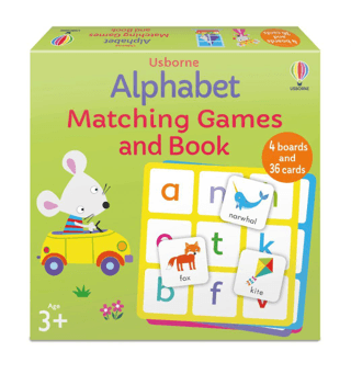 Matching Games and Book: Alphabet - Usborne Publishing Kitap